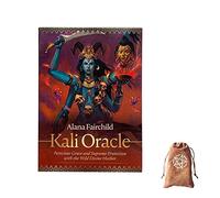 Mi Tienda - Cartas del Oráculo del Tarot de Kali, Kali Tarot Oracle Cards, con Bolsa de Almacenamiento de Terciopelo, Tarot Deck, Adulto, 2 Count, English, 10.5 x 7.5 cm, 100g, 216+ años