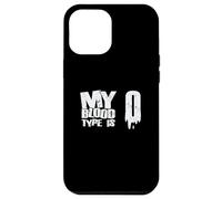 Mi tipo de sangre es 0 Factor Rhesus Tipo de sangre Carcasa para iPhone 12 Pro Max