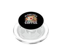 Mi Tipo de Sangre es café Divertidos Amantes del café PopSockets PopGrip para MagSafe