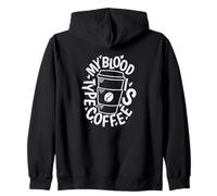Mi tipo de sangre es café Sudadera con Capucha
