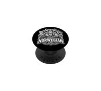 Mi Tipo de Sangre es el Guerrero Vikingo Noruego Norge Norway PopSockets PopGrip Adhesivo