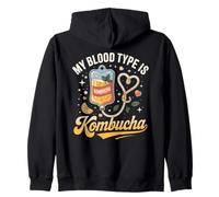 Mi Tipo de Sangre es Kombucha Sudadera con Capucha