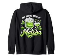 Mi Tipo de Sangre es Matcha IV Bag Green Latte Drink Sudadera con Capucha