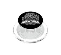 Mi Tipo de Sangre es Norwegian Viking Shield Maiden Norway Norge PopSockets PopGrip para MagSafe