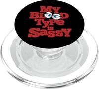 Mi Tipo de Sangre es Rock and Roll PopSockets PopGrip para MagSafe