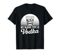 Mi Tipo de Sangre es Vodka - Humor Divertido de Vodka Camiseta