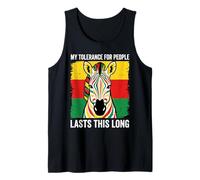 Mi tolerancia hacia la Gente Dura Tanto Tiempo Camiseta sin Mangas