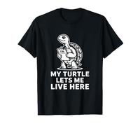 Mi Tortuga me Deja Vivir aquí Broma de horario Lento Camiseta