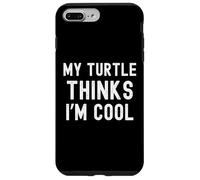 Mi tortuga piensa que soy genial dueño de tortugas mamá/papá divertido Carcasa para iPhone 7 Plus/8 Plus