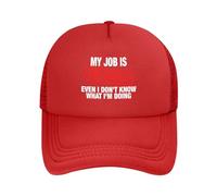 Mi Trabajo Es Alto Secreto. Ni Siquiera Yo Sé Lo Que Estoy Haciendo. Mujer Hombre Sombrero Resistente Snapback Cap Cómoda Gorra De Béisbol para Aire Libre Golf Senderismo