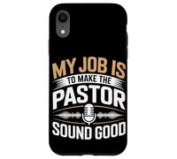Mi trabajo es hacer que el pastor suene bien ingeniero de audio Carcasa para iPhone XR