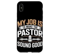 Mi trabajo es hacer que el pastor suene bien ingeniero de audio Carcasa para iPhone XS Max