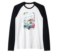 Mi Trabajo es más Fresco Que el tuyo camión de Helados Camiseta Manga Raglan