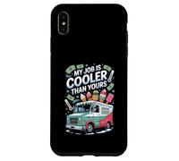 Mi Trabajo es más Fresco Que el tuyo camión de Helados Carcasa para iPhone XS MAX