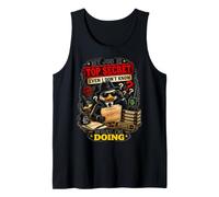 Mi Trabajo es Secreto Incluso yo no sé lo Que Estoy Haciendo Gracioso Camiseta sin Mangas