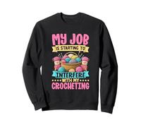 Mi trabajo está empezando a interferir con mi ganchillo Sudadera