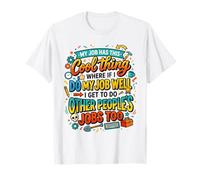 Mi Trabajo Tiene Esta Cosa Genial Empleado con Exceso de Trabajo en el Lugar de Trabajo Camiseta