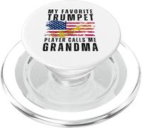 Mi trompetista Favorito me Llama Abuela Trompetista PopSockets PopGrip para MagSafe