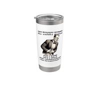 MI TUMMY Duele Y ODIO AL GOBIERNO Ache Survivor Meme Vaso térmico de acero inoxidable de doble pared