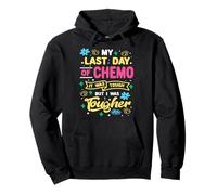 Mi último día de quimioterapia hoy fui un guerrero más duro contra el cáncer Sudadera con Capucha