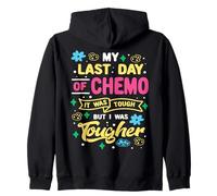 Mi último día de quimioterapia hoy fui un guerrero más duro contra el cáncer Sudadera con Capucha