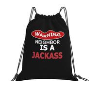 Mi Vecino Es Un Idiota Mujer Hombre Mochilas Deportiva Impermeable Mochila De Cuerdas Ajustable Bolsa De Gimnasio Para Playa Yoga Fútbol