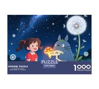 Mi Vecino Totoro 1000 Piezas Adultos Entretenimiento Desafío Juego para Adultos Y Niños Rompecabezas Juego EduGatoivo Desafío 38x26cm/1000pcs