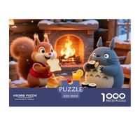 Mi Vecino Totoro 1000 Piezas Adultos Entretenimiento Niños para Adultos Y Niños Rompecabezas Juego EduGatoivo Desafío 70x50cm/1000pcs