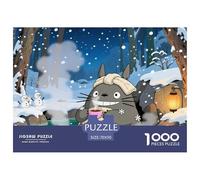 Mi Vecino Totoro 1000 Piezas Obra De Arte Adultos Niños +14 Años Un Desafiante Entretenimiento Creativo Diversión Rompecabezas para Hombres Y Mujeres Creativo Regalo70x50cm/1000pcs