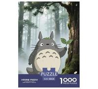 Mi Vecino Totoro 1000 Piezas Obra De Arte Entretenimento Regalos para Rompecabezas para Creativo Regalo38x26cm/1000pcs