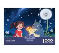 Mi Vecino Totoro 1000 Piezas Rompecabezas Adultos Entretenimiento Desafío Juego para Adultos Y Niños Rompecabezas Juguetes70x50cm/1000pcs