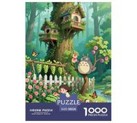 Mi Vecino Totoro 1000 Piezas Rompecabezas Familiar Entretenimento Un Desafiante Regalos para Rompecabezas para Creativo Regalo 38x26cm/1000pcs