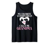 Mi Veterinario Favorito me Llama la Abuela del Veterinario Camiseta sin Mangas