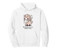 Mi Viaje a Caballo Comienza Hoy, Cute Pony Sudadera con Capucha