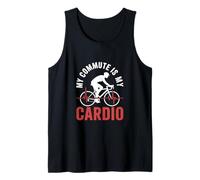 Mi viaje es mi bicicleta cardiovascular Camiseta sin Mangas