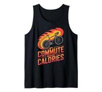 Mi viaje quema calorías Viaje en bicicleta Camiseta sin Mangas