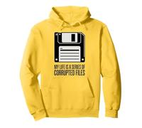 Mi Vida Es Una Serie De Archivos Corruptos Divertido Disquete Sudadera con Capucha