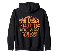 Mi Vida está en Las Manos de Dios Sudadera con Capucha