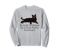 Mi Vida está gobernada por un pequeño señor Supremo Peludo, Amantes de los Gatos Divertidos Sudadera