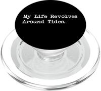 Mi vida gira en torno a las mareas, divertidas frases de surf, ropa PopSockets PopGrip para MagSafe
