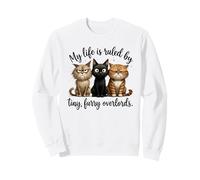 Mi Vida gobernada por Tiny Overlords Cat Owner Sudadera