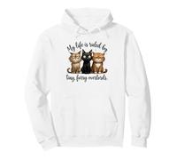 Mi Vida gobernada por Tiny Overlords Cat Owner Sudadera con Capucha