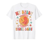 Mi Vientre Su Bebé Orgulloso Madre Subrogada FIV Subrogación Groovy Camiseta