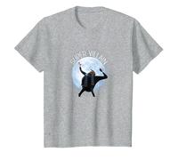 Mi Villano Favorito Minions GRU Camiseta, Niños, Gris Jaspeado, 4 años