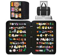 Mi Ya Mi Lai Libro de exhibición de pines extra grande para coleccionistas, carpeta portátil de 3 anillas, páginas de fieltro de doble cara, capacidad para más de 300 pines y 50 parches, organizador