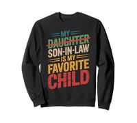 Mi yerno es mi hijo favorito, divertido Día del Padre, retro Sudadera
