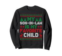 Mi yerno es mi Hijo Favorito, Divertido Humor Familiar, Navidad Sudadera