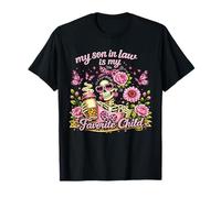 Mi yerno es mi Hijo Favorito Esqueleto Madre Vintage Camiseta