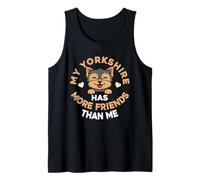 Mi Yorkshire Terrier Tiene más Amigos Que yo Camiseta sin Mangas