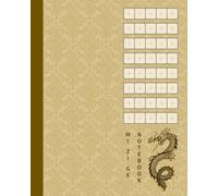 MI ZI GE NOTEBOOK: Mi Zi Ge Paper Practice Book for Writing Simplified and Traditional Chinese characters, Korean Hanja and Japanese Kanji, 132 Squares per page, Grid Size 1.40x1.40 cm.